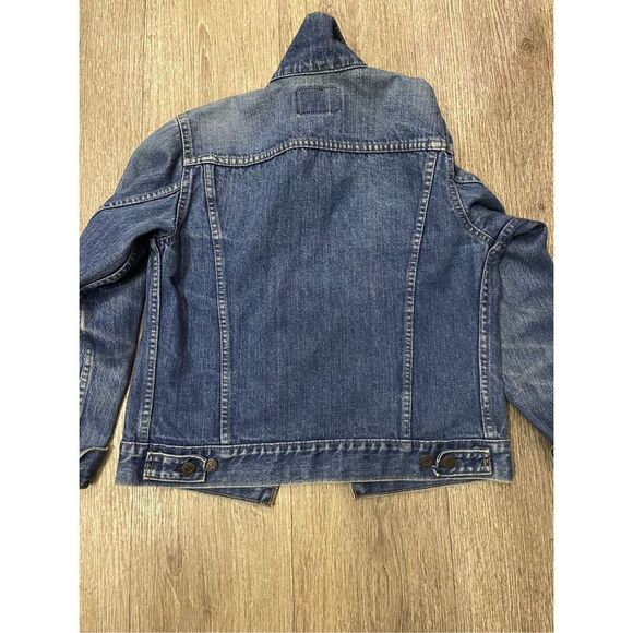 Levi’s Denim Trucker Jacket 18 Women’s Red Tag Vintage - Picture 7 of 7